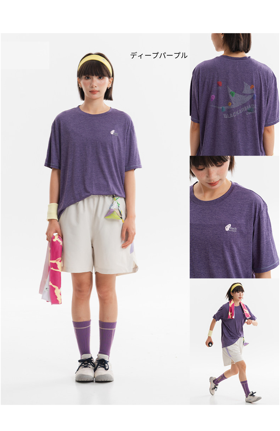 抗菌速乾ライトアウトドアTシャツ